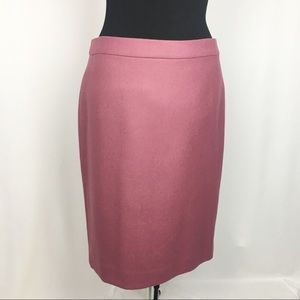J. Crew Mauve Pink 💯% Wool No. 2 Pencil Skirt